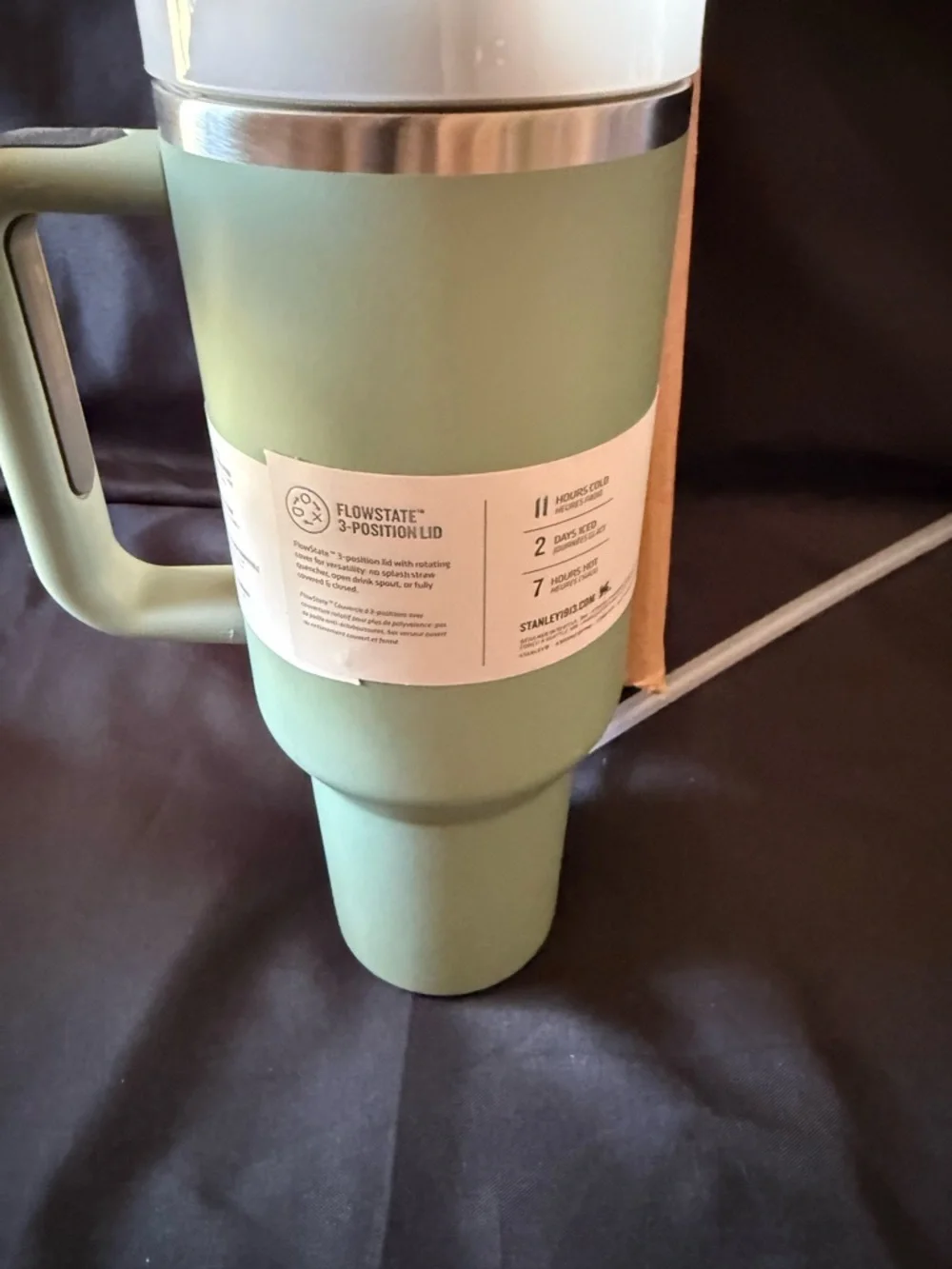 New Stanley 40oz Quencher H2.0 Tumbler - Sage Green - Picture 6 of 7